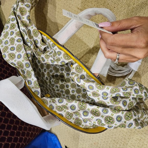 NEW Tori Burch - The McGraw Color-Block Mini Shopper Tote Handbag - Picture 5 of 8